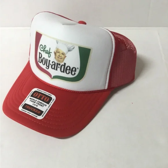 Chef Boyardee 1965 Logo Foam Trucker Mesh Snapback Hat - Picture 1 of 3